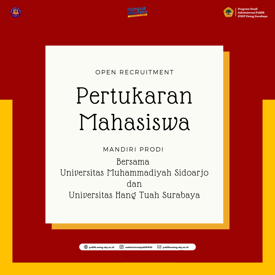 Open Recruitmen  Pertukaran Mahasiswa Genap 2021/2022