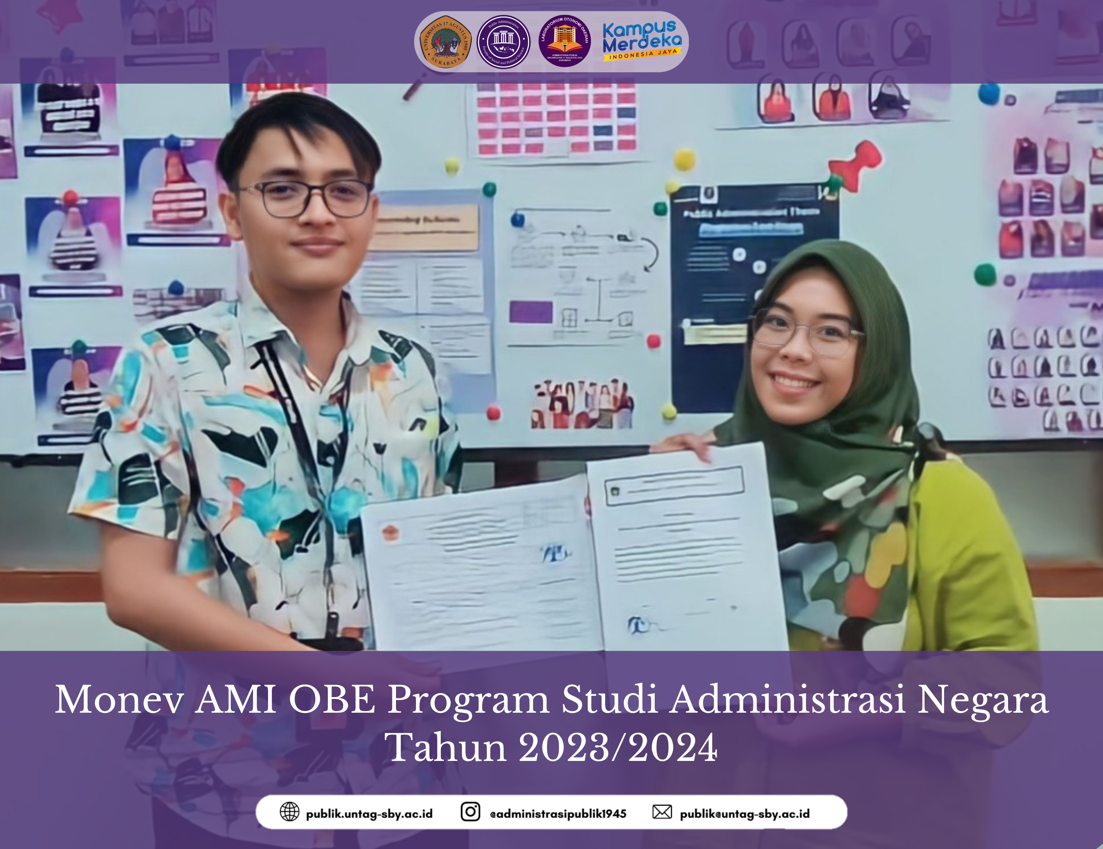 Monev AMI OBE Program Studi Administrasi Negara Tahun 2023/2024