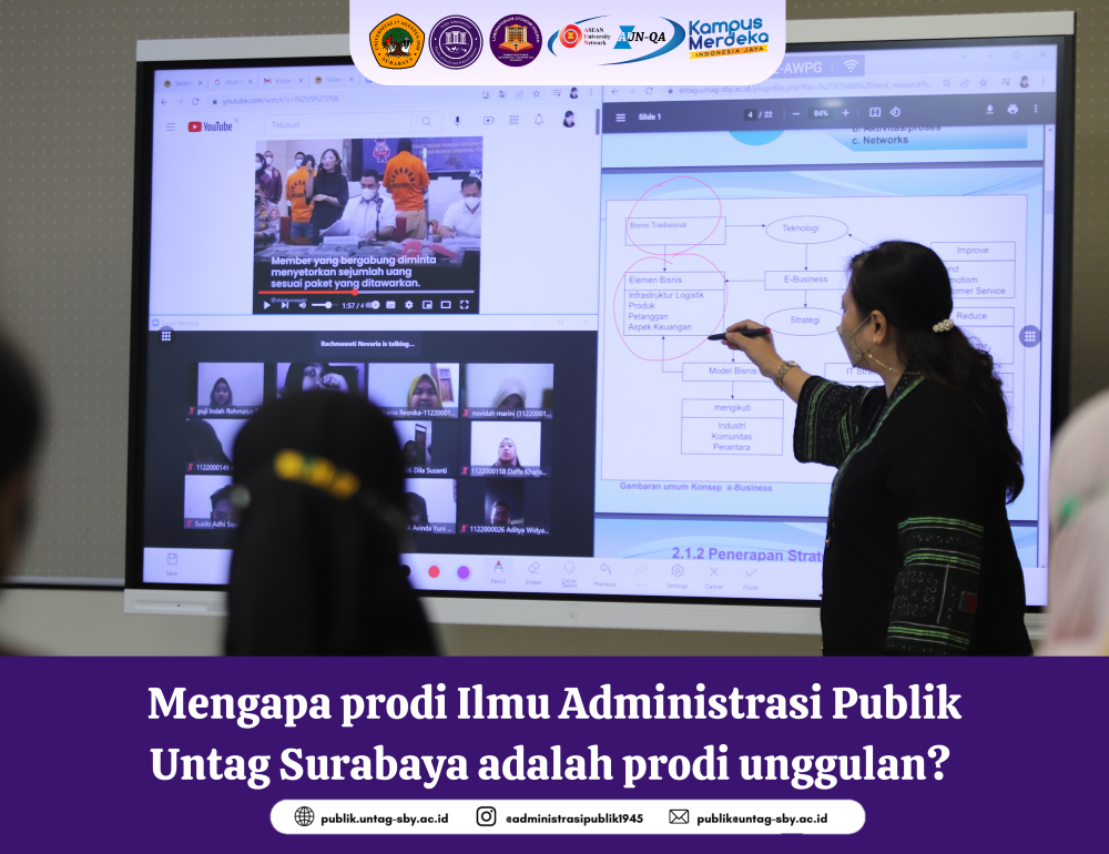 Mengapa prodi Ilmu Administrasi Publik Untag Surabaya adalah prodi unggulan?