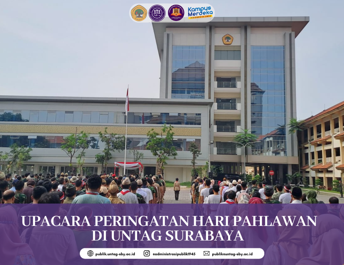 Upacara Peringatan Hari Pahlawan di Untag Surabaya