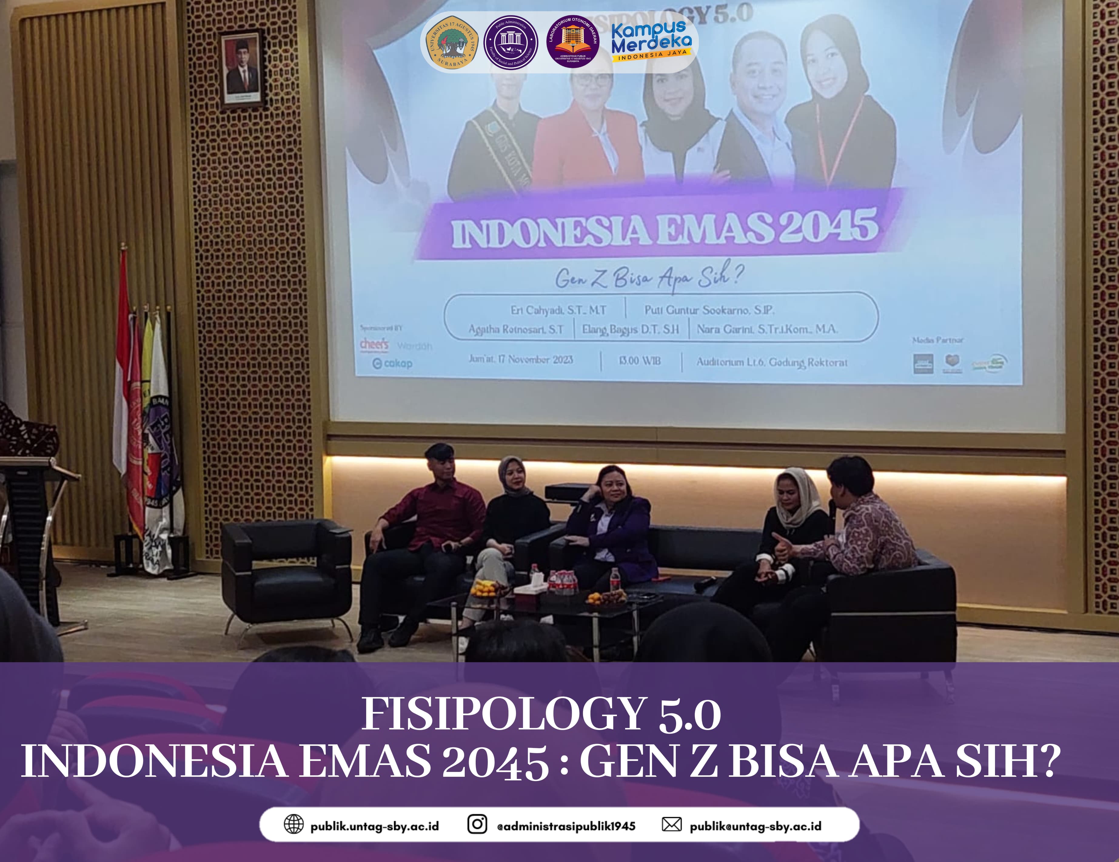 FISIPOLOGY 5.0  INDONESIA EMAS 2045: GEN Z BISA APA SIH?