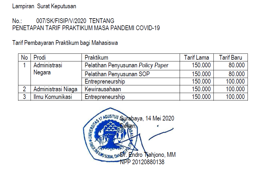 Revisi - Pelatihan Semester Genap Periode 2019-2020