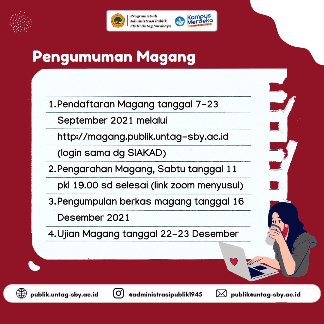 Pengumuman Magang Gasal 2021/2022