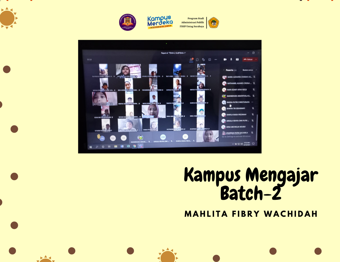 PROGRAM KAMPUS MENGAJAR DI SDN AIRLANGGA III/200 OLEH MAHLITA FIBRY WACHIDAH