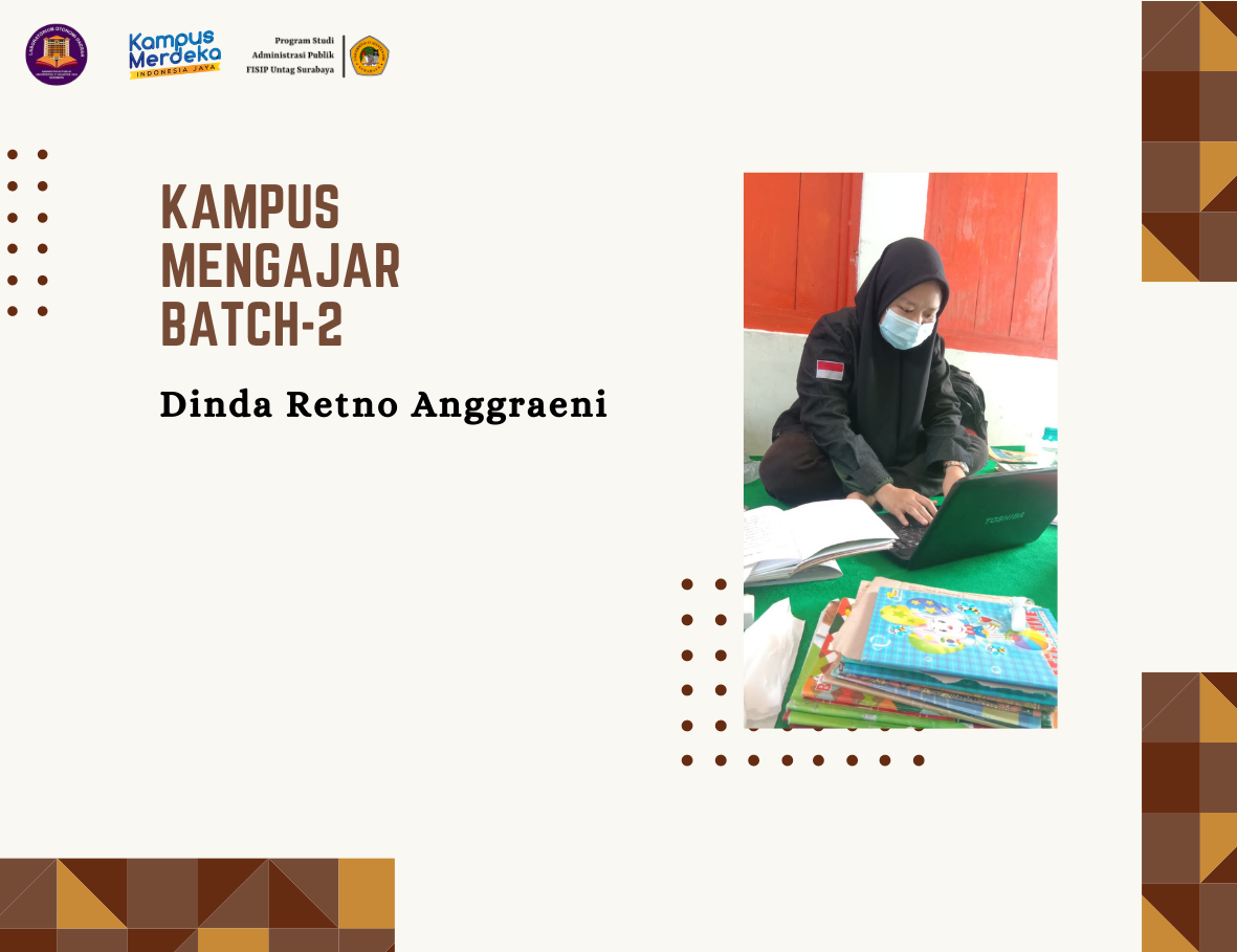 DINDA RETNO ANGGRAENI DALAM KEGIATANNYA PROGRAM KAMPUS MENGAJAR DI SDN SUMBERARUM II DANDER