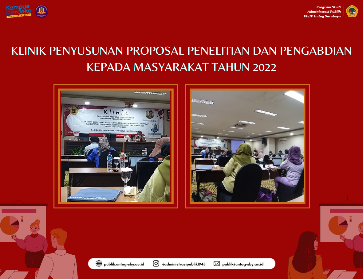 KLINIK PENYUSUNAN PROPOSAL PENELITIAN DAN PENGABDIAN KEPADA MASYARAKAT TAHUN 2022