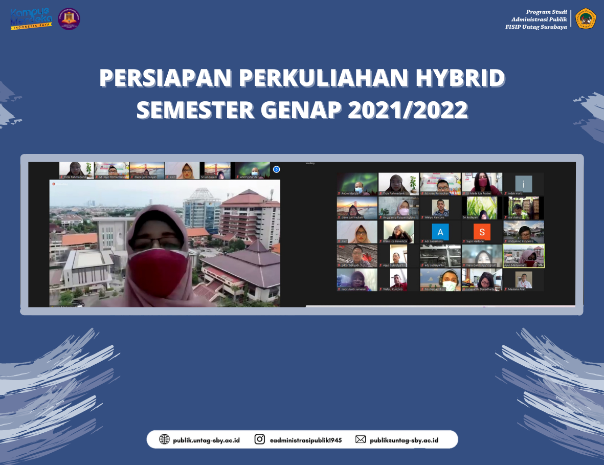 PERSIAPAN PERKULIAHAN SEMESTER GENAP 2021/2022