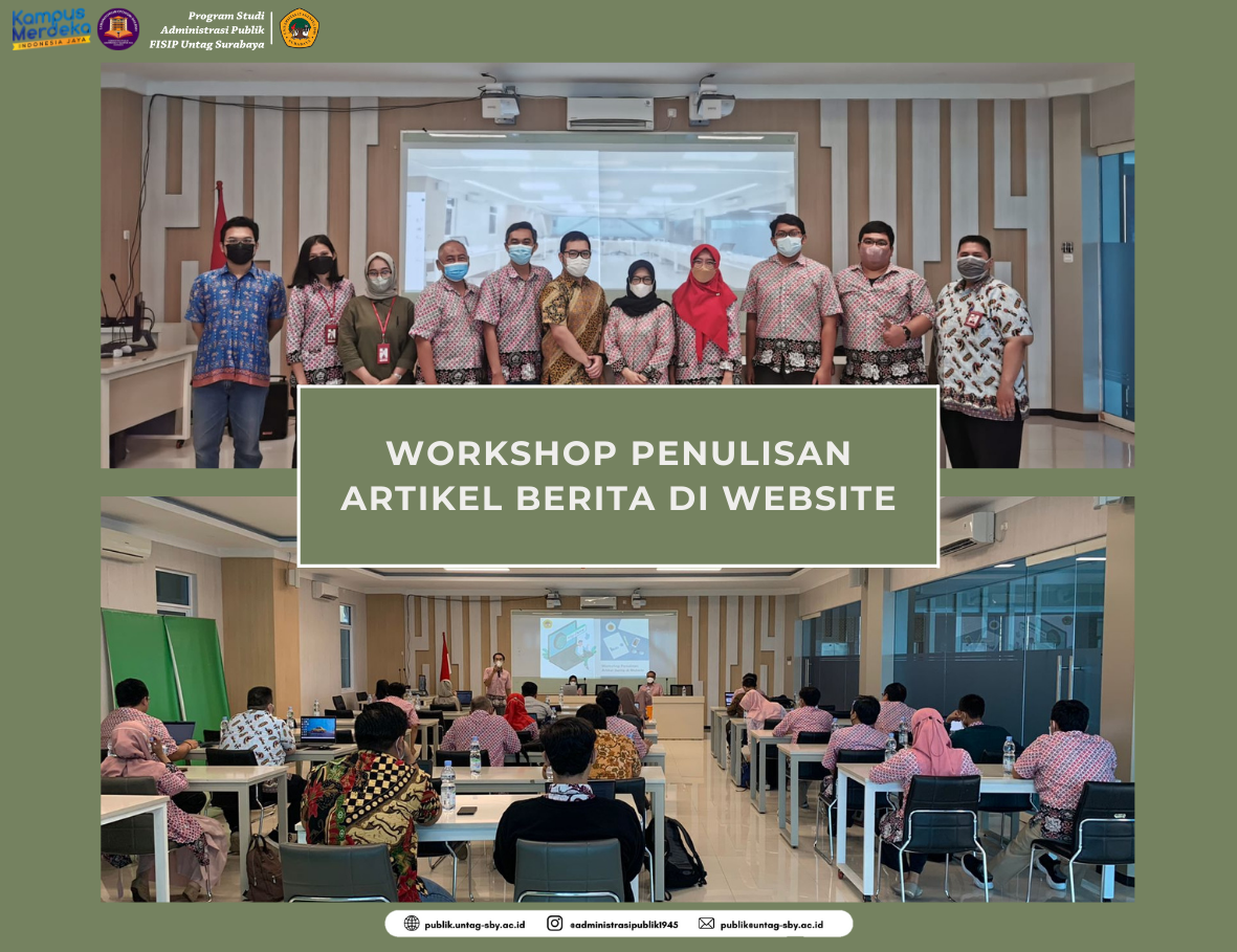 WORKSHOP PENULISAN ARTIKEL BERITA PADA WEBSITE