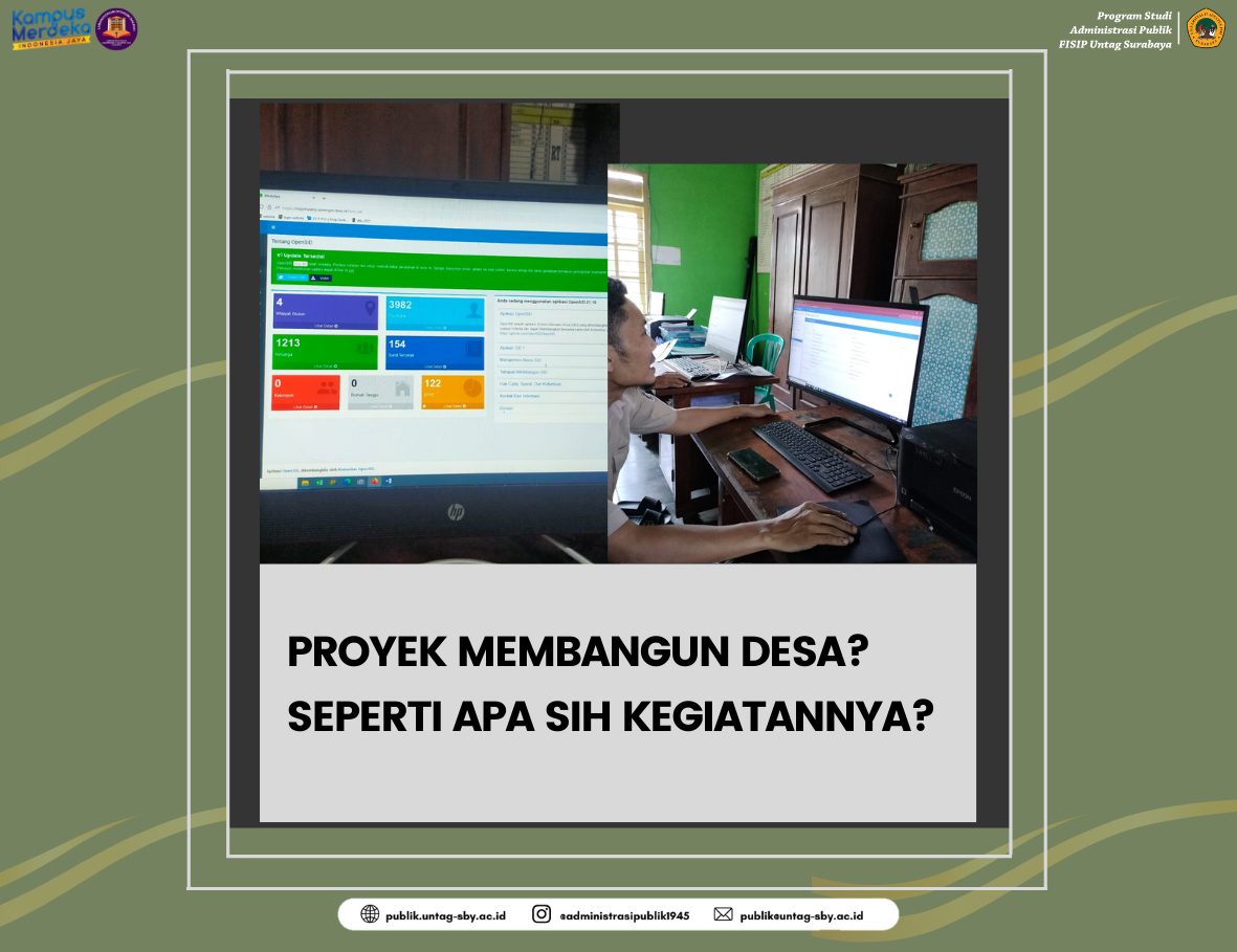 PROYEK MEMBANGUN DESA? SEPERTI APA SIH KEGIATANNYA?