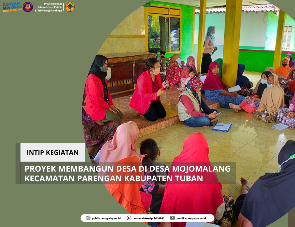 INTIP KEGIATAN PROYEK MEMBANGUN DESA DI DESA MOJOMALANG KABUPATEN TUBAN