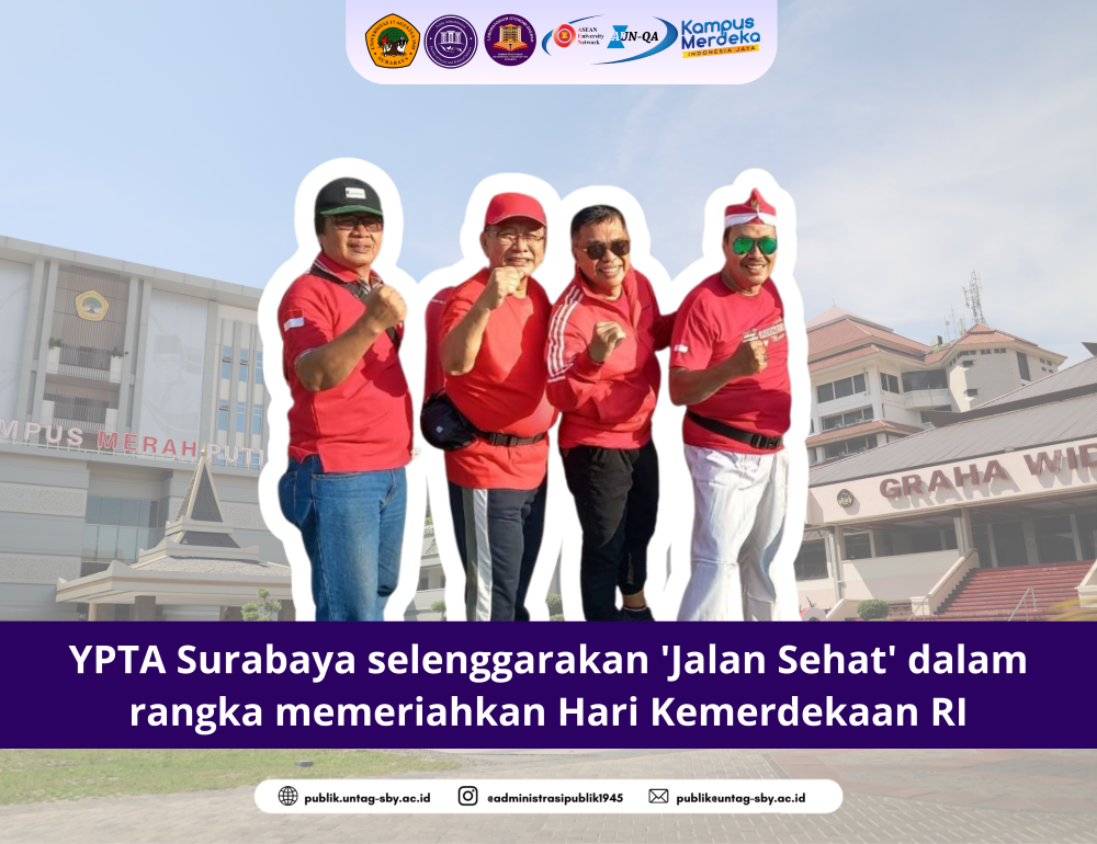 YPTA Surabaya selenggarakan 'jalan sehat' dalam rangka memeriahkan   Hari Kemerdekaan RI