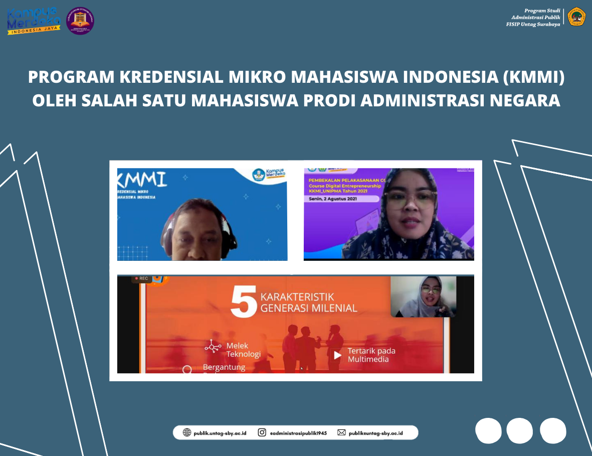 PROGRAM KREDENSIAL MIKRO MAHASISWA INDONESIA (KMII) OLEH MAHASISWA PRODI ADMINISTRASI NEGARA