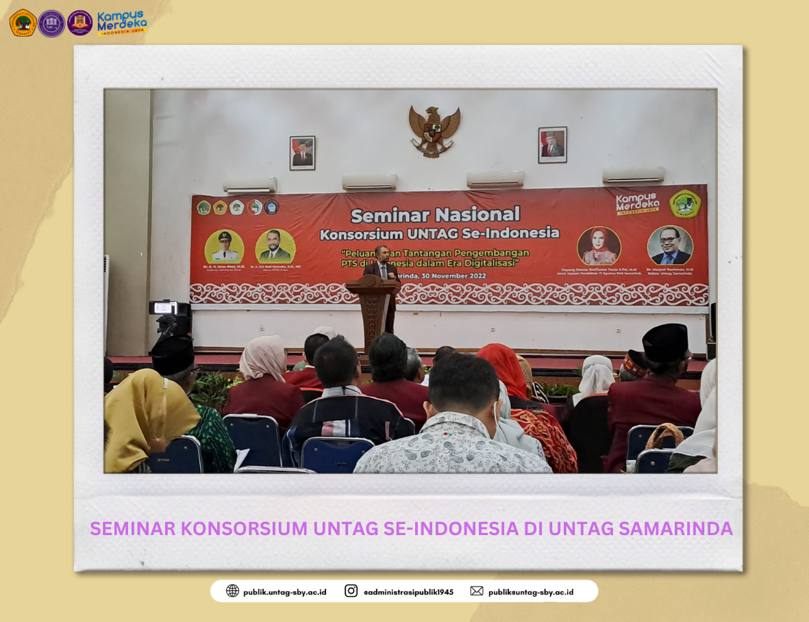 SEMINAR KONSORSIUM UNTAG SE-INDONESIA DI UNTAG SAMARINDA