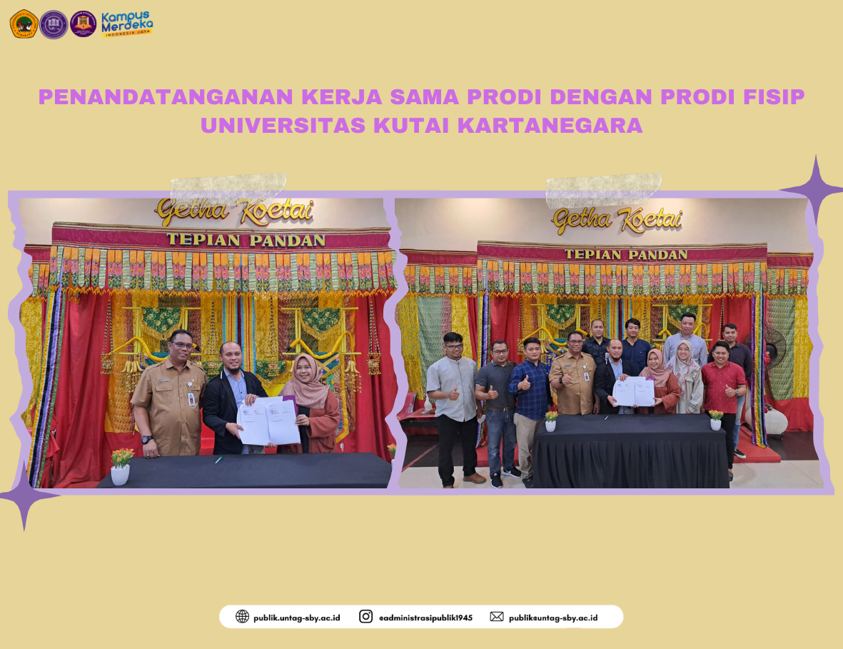 PENANDATANGAN KERJASAMA PRODI DENGAN PRODI FISIP DENGAN UNIVERSITAS KUTAI KARTANEGARA