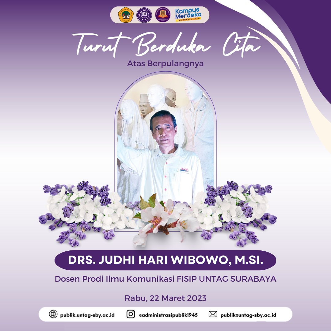 BERITA DUKA BAPAK DRS. JUDHI HARI WIBOWO, M.SI