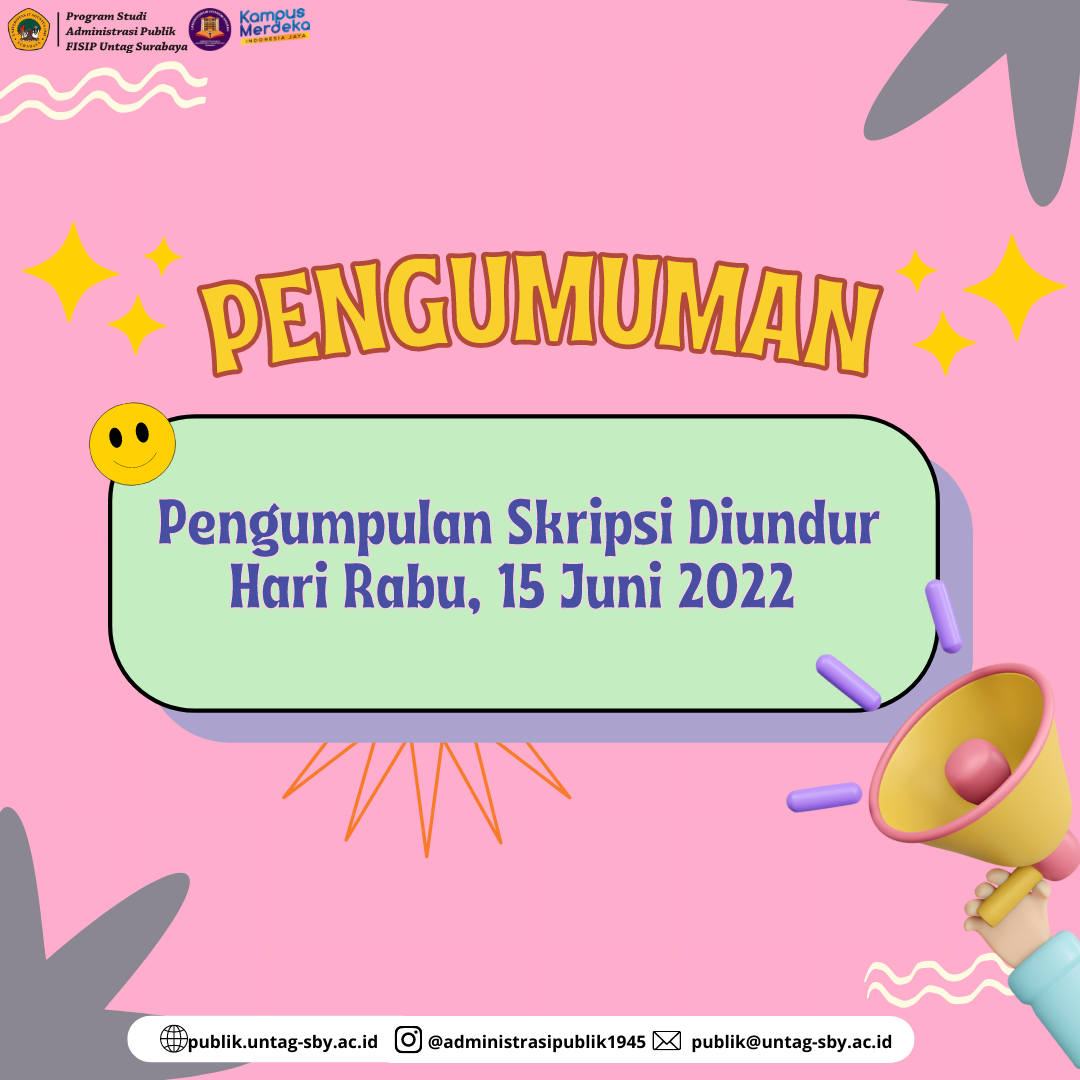 PENGUMUMAN PENDAFTARAN UJIAN SKRIPSI