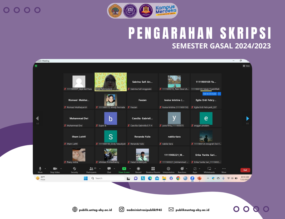 PENGARAHAN SKRIPSI SEMESTER GASAL 2023/2024