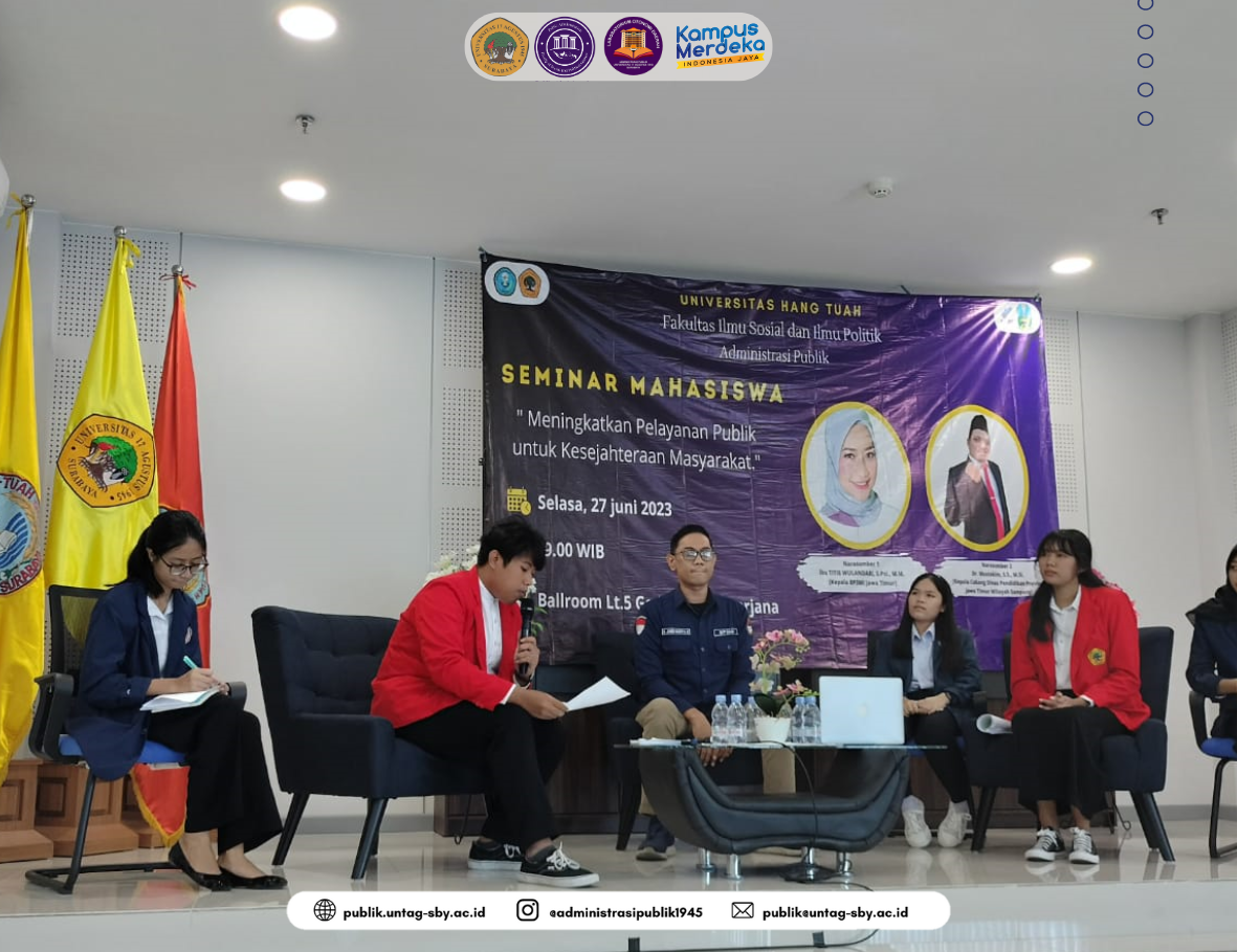 SEMINAR MAHASISWA MATA KULIAH KOMUNIKASI DAN ADVOKASI KEBIJAKAN KULIAH TAMU DI UNIVERSITAS HANG TUAH