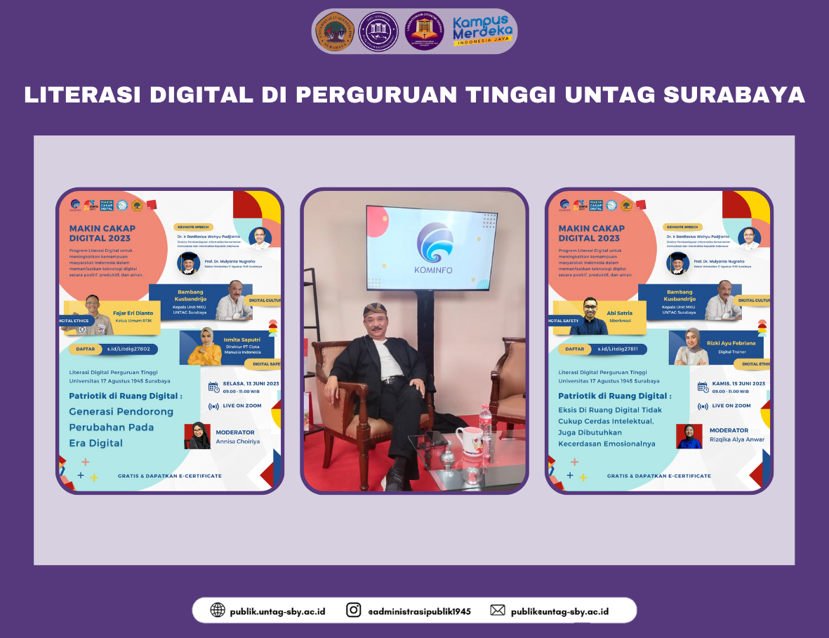 LITERASI DIGITAL PERGURUAN TINGGI UNTAG SURABAYA