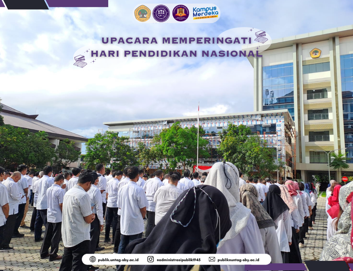 UPACARA PERINGATAN HARI PENDIDIKAN NASIONAL TAHUN 2023 UNTAG SURABAYA