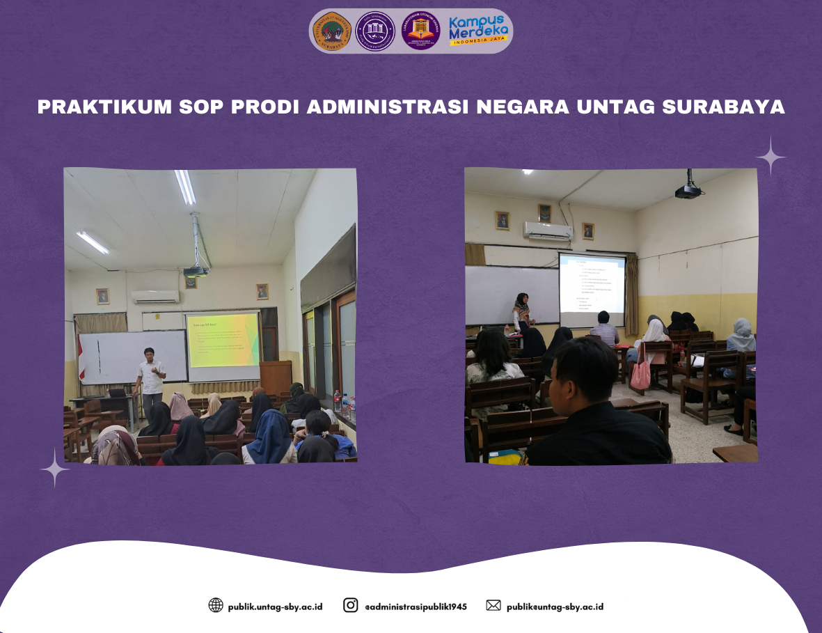 PRAKTIKUM SOP PRODI ADMINISTRASI NEGARA UNTAG SURABAYA