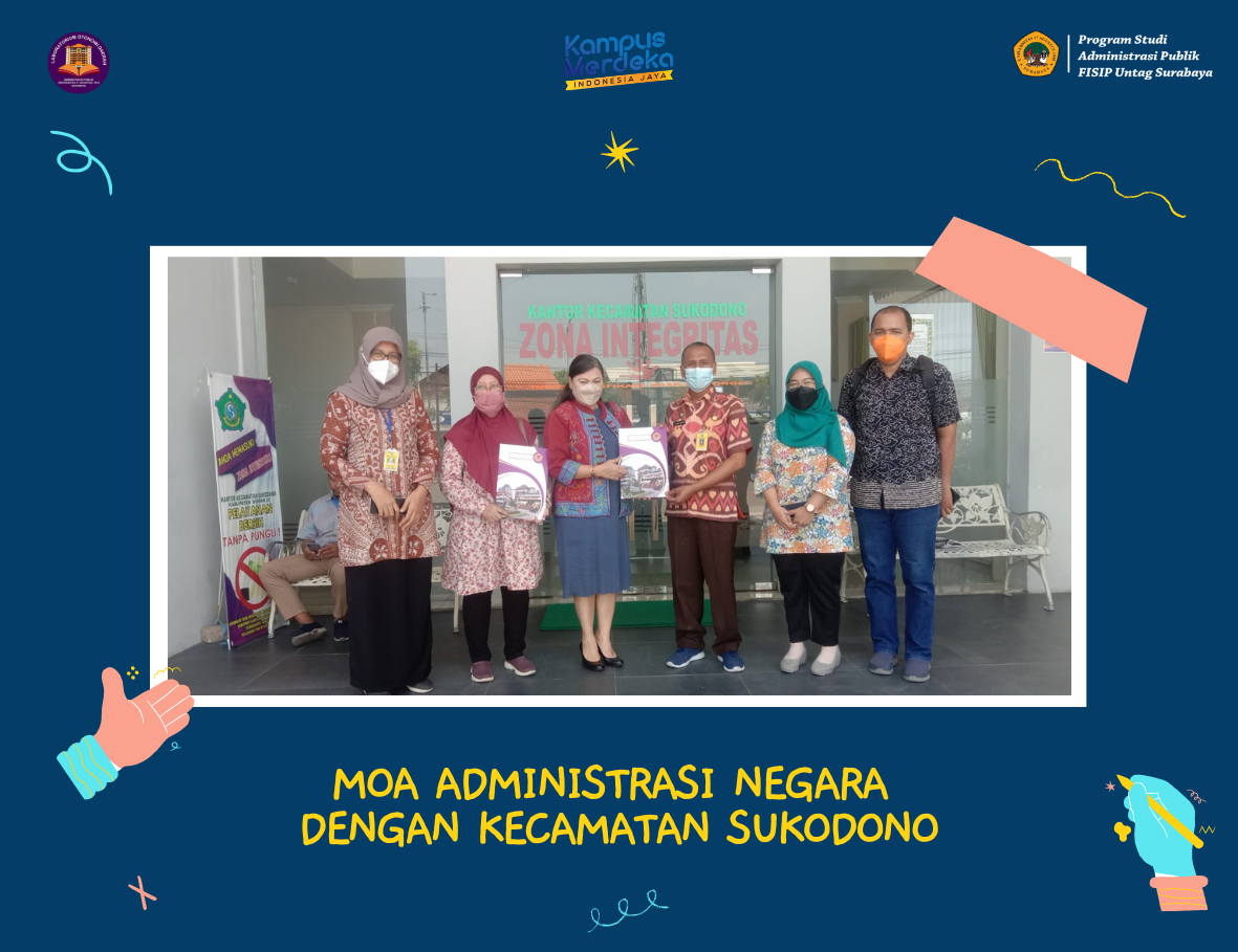 MEMORANDUM OF AGREEMENT PROGRAM STUDI ADMINISTRASI NEGARA UNTAG SURABAYA DENGAN DESA PEKARUNGAN