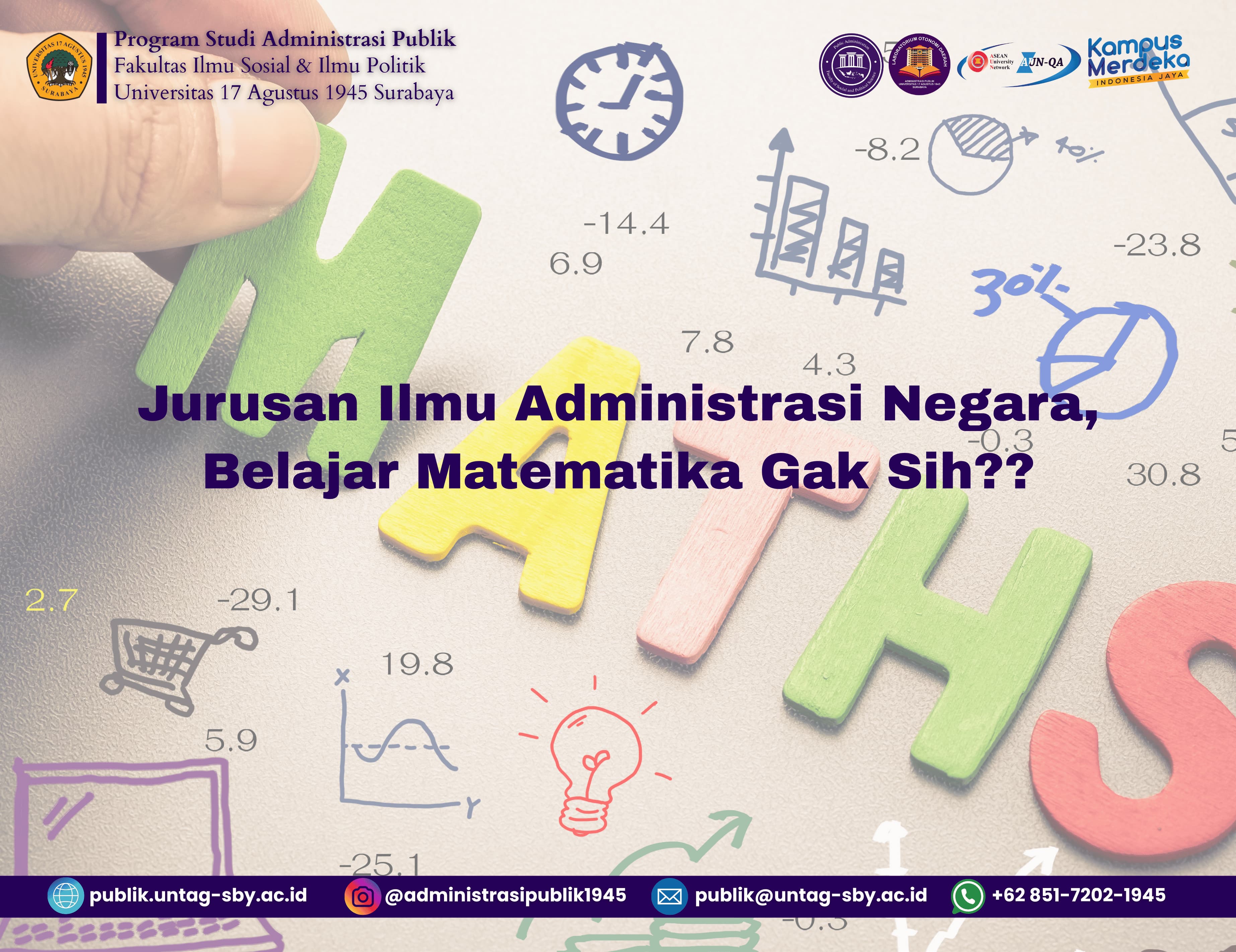 Jurusan Ilmu Administrasi Negara, Belajar Matematika Gak Sih??