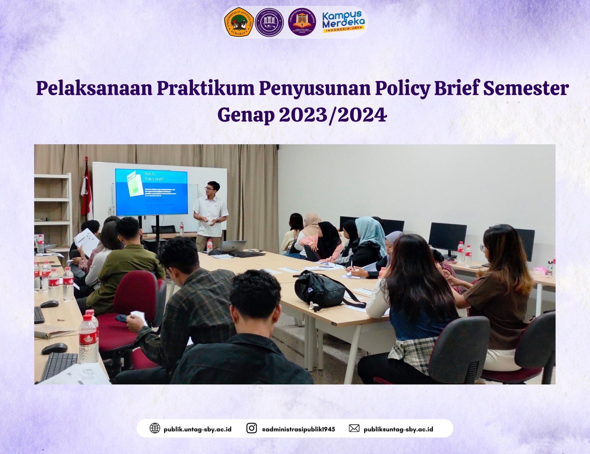 Praktikum Penyusunan Policy Brief