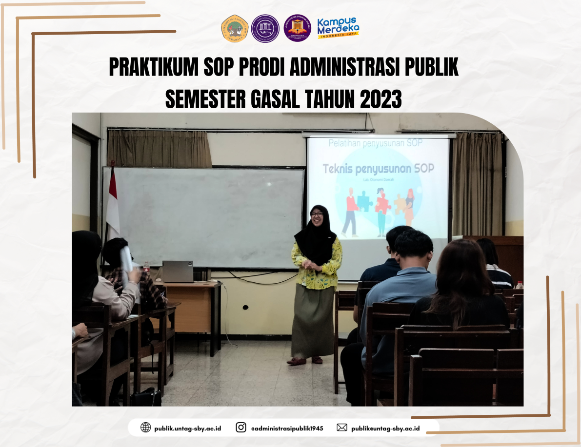 Praktikum SOP Prodi Administrasi Publik Semester Gasal tahun 2023