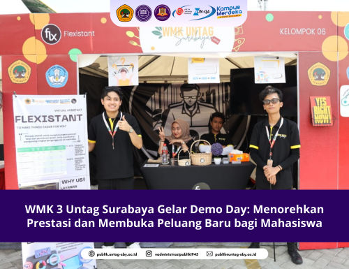 WMK 3 Untag Surabaya Gelar Demo Day: Menorehkan Prestasi dan Membuka Peluang Baru bagi Mahasiswa