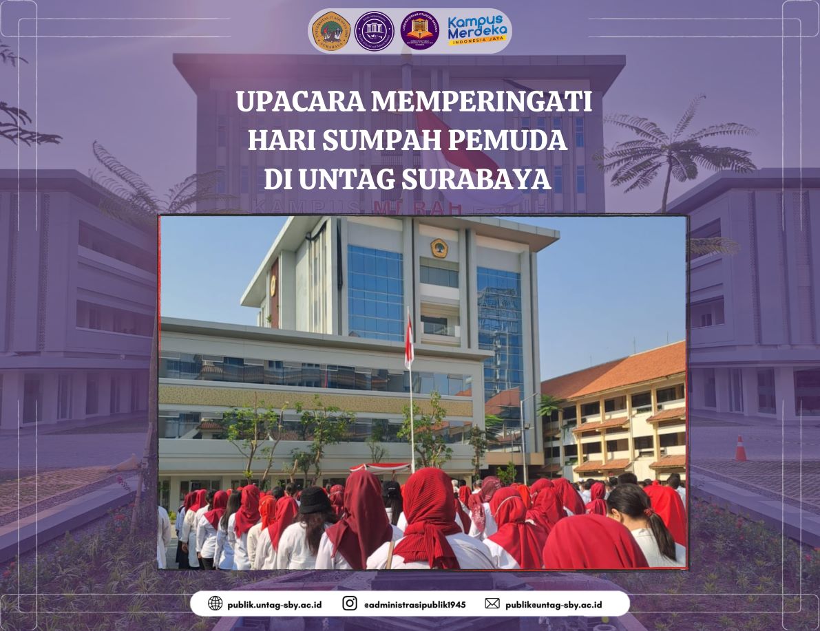 Upacara Peringatan Hari Sumpah Pemuda di Untag Surabaya