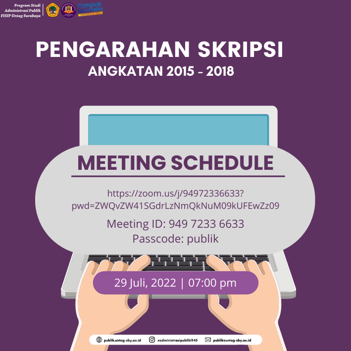 PENGUMUMAN PENGARAHAN SKRIPSI GASAL 2022/2023