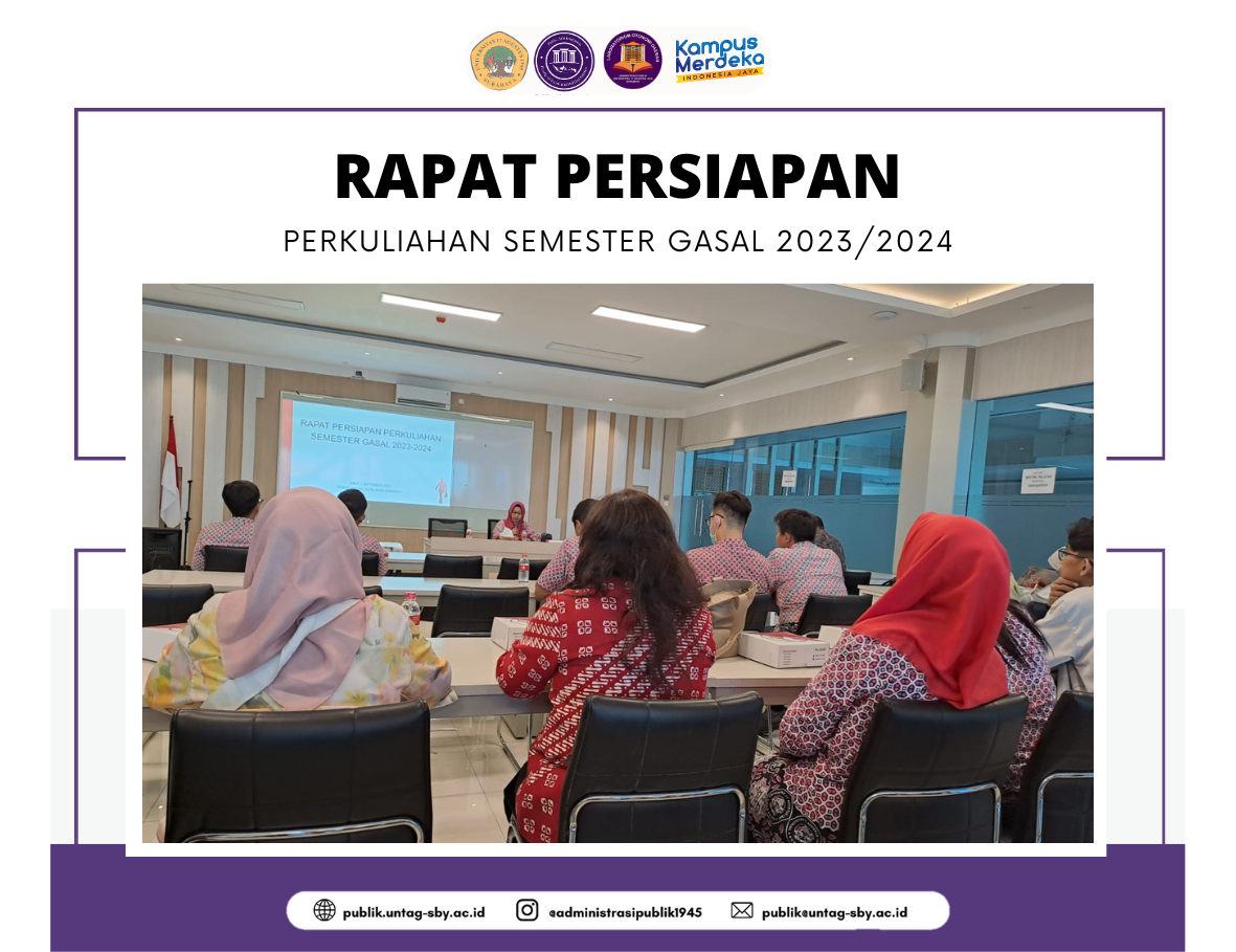 RAPAT PERSIAPAN PERKULIAHAN SEMESTER GASAL 2023/2024