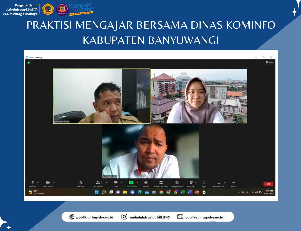 PRAKTISI MENGAJAR BERSAMA DINAS KOMINFO KABUPATEN BANYUWANGI