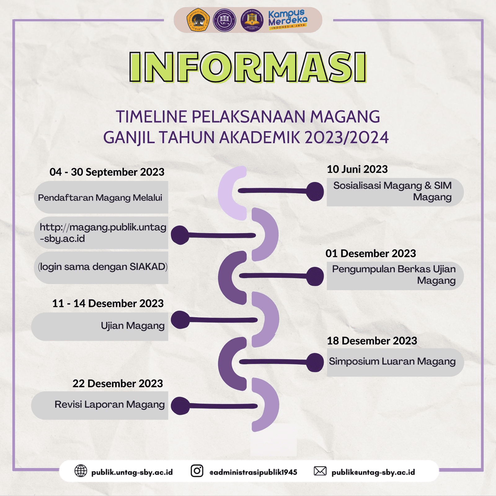 REVISI TIMELINE MAGANG SEMESTER GASAL 2023/2024