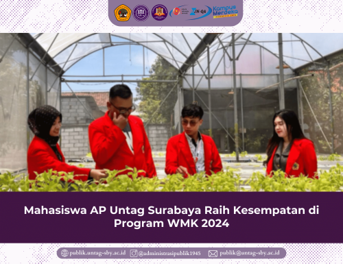 Mahasiswa AP Untag Surabaya Raih Kesempatan di Program WMK 2024