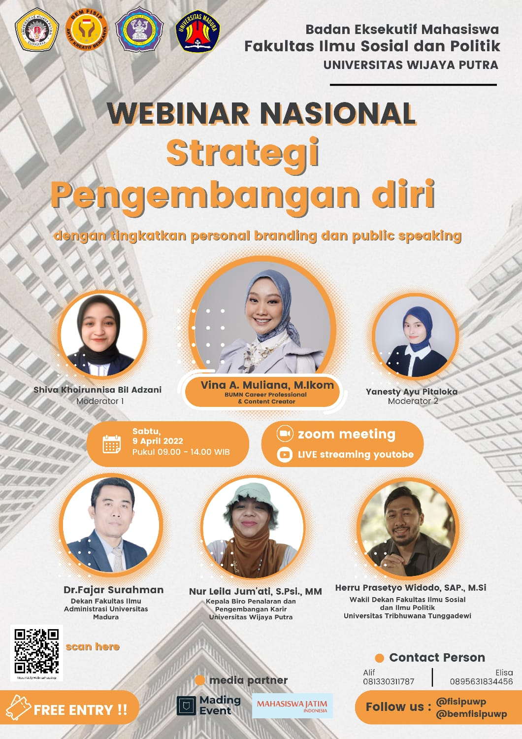 Webinar Nasional Strategi Pengembangan Diri