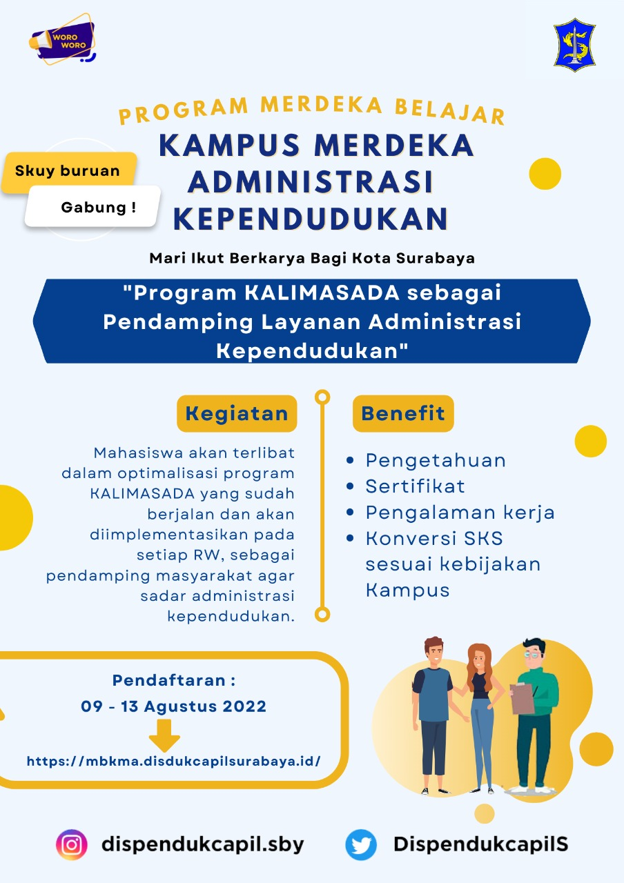 Program Magang di Administrasi Kependudukan (Adminduk) Dinas Kependudukan dan Pencatatan Sipil Kota 