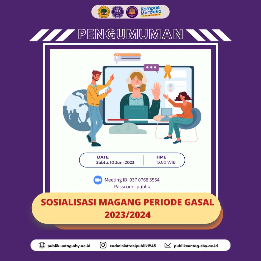 SOSIALISASI MAGANG SEMESTER GASAL 2023/2024