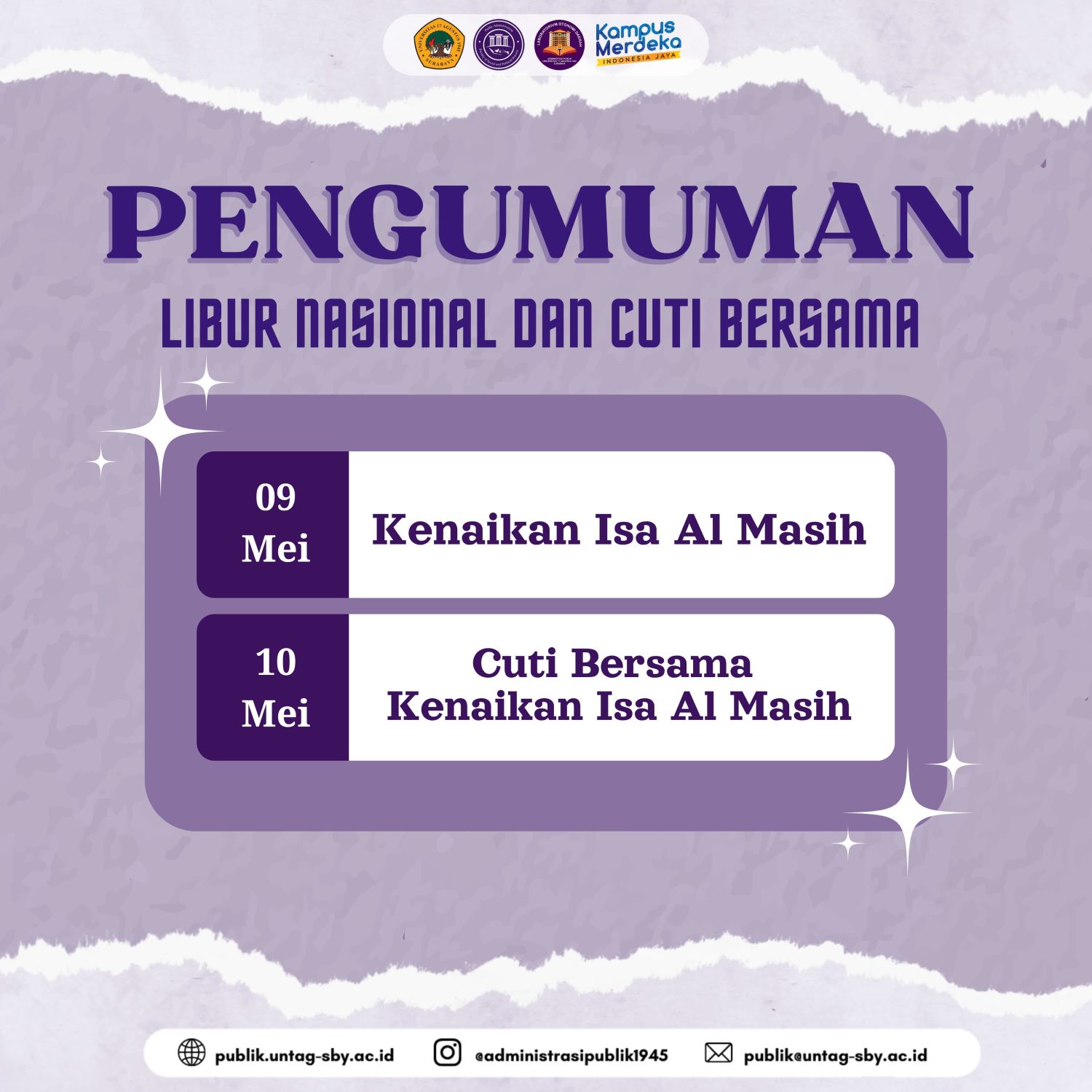 pengumuman libur nasional