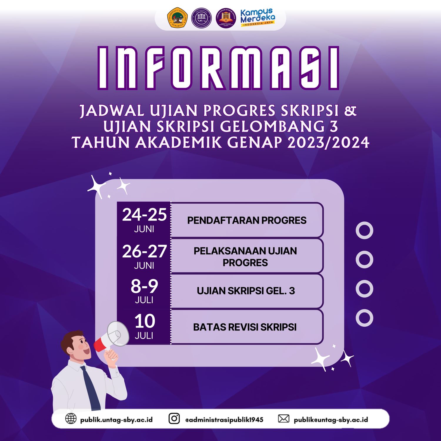 Ujian Skripsi Gelombang 3