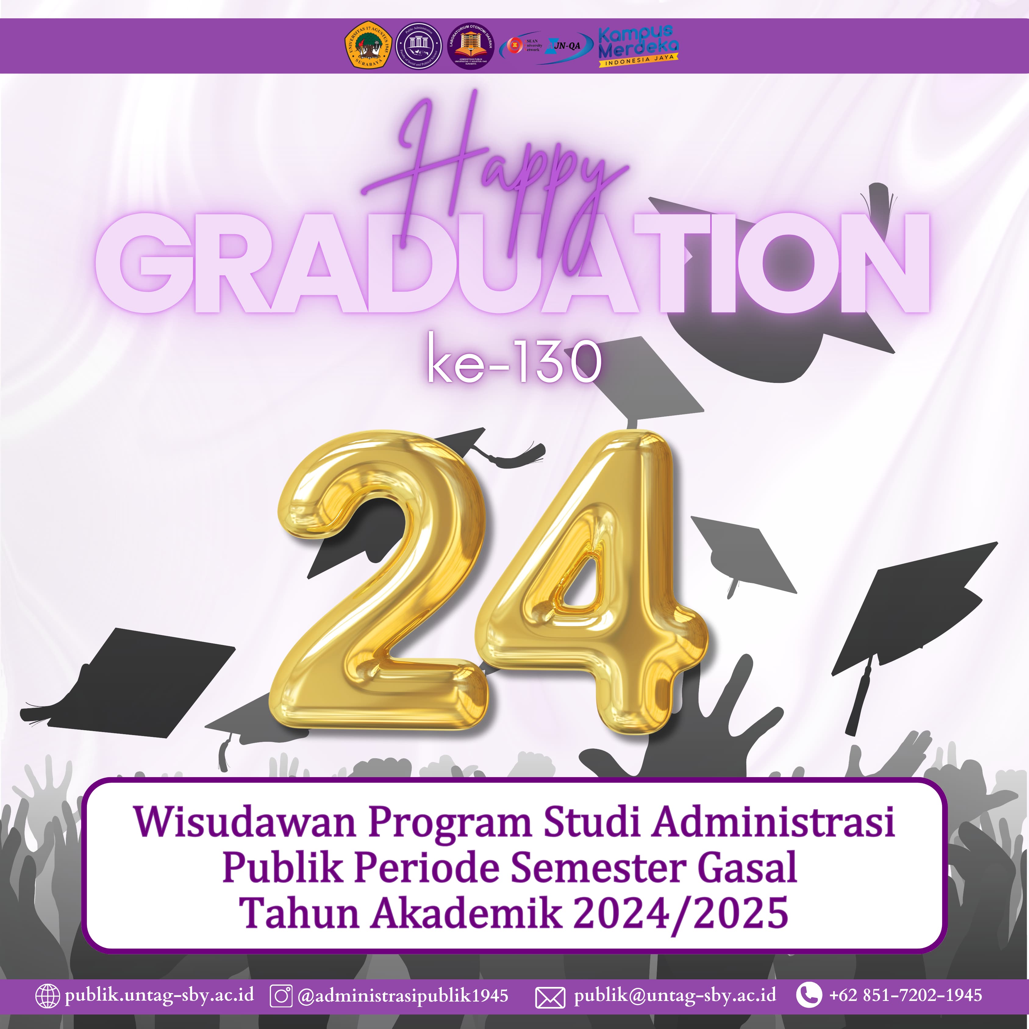 Selamat untuk Wisudawan Gasal 2024/2025