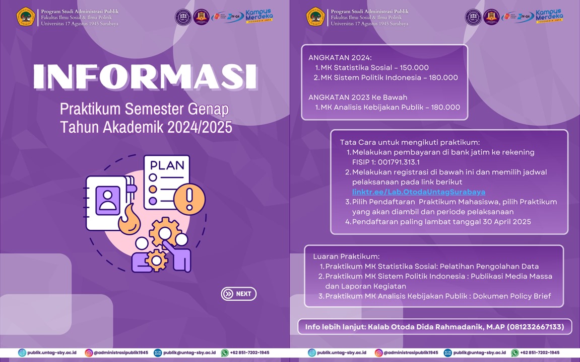Pengumuman Praktikum Semester Genap 2023/2024