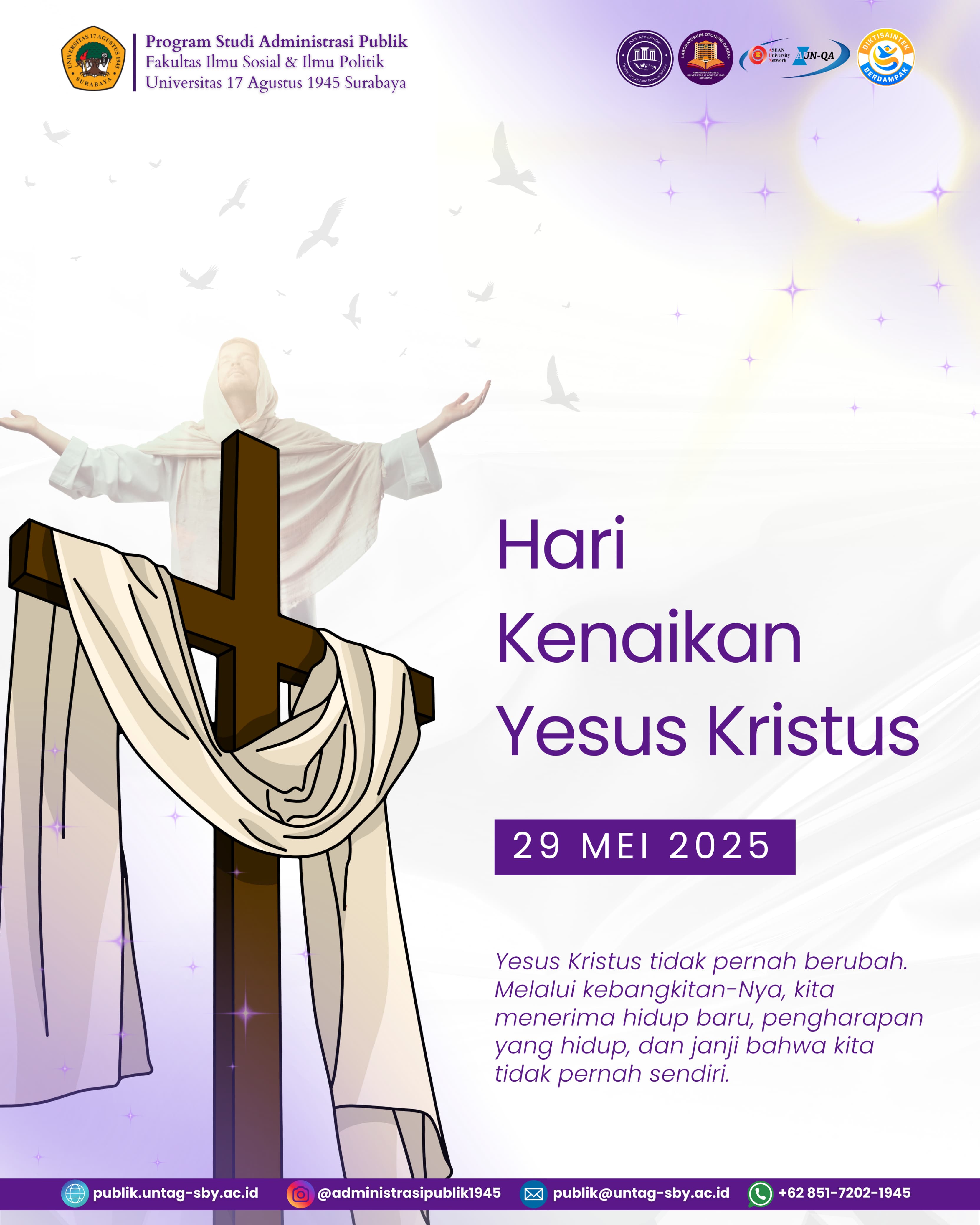 Selamat Memperingati Hari Kenaikan Yesus Kristus