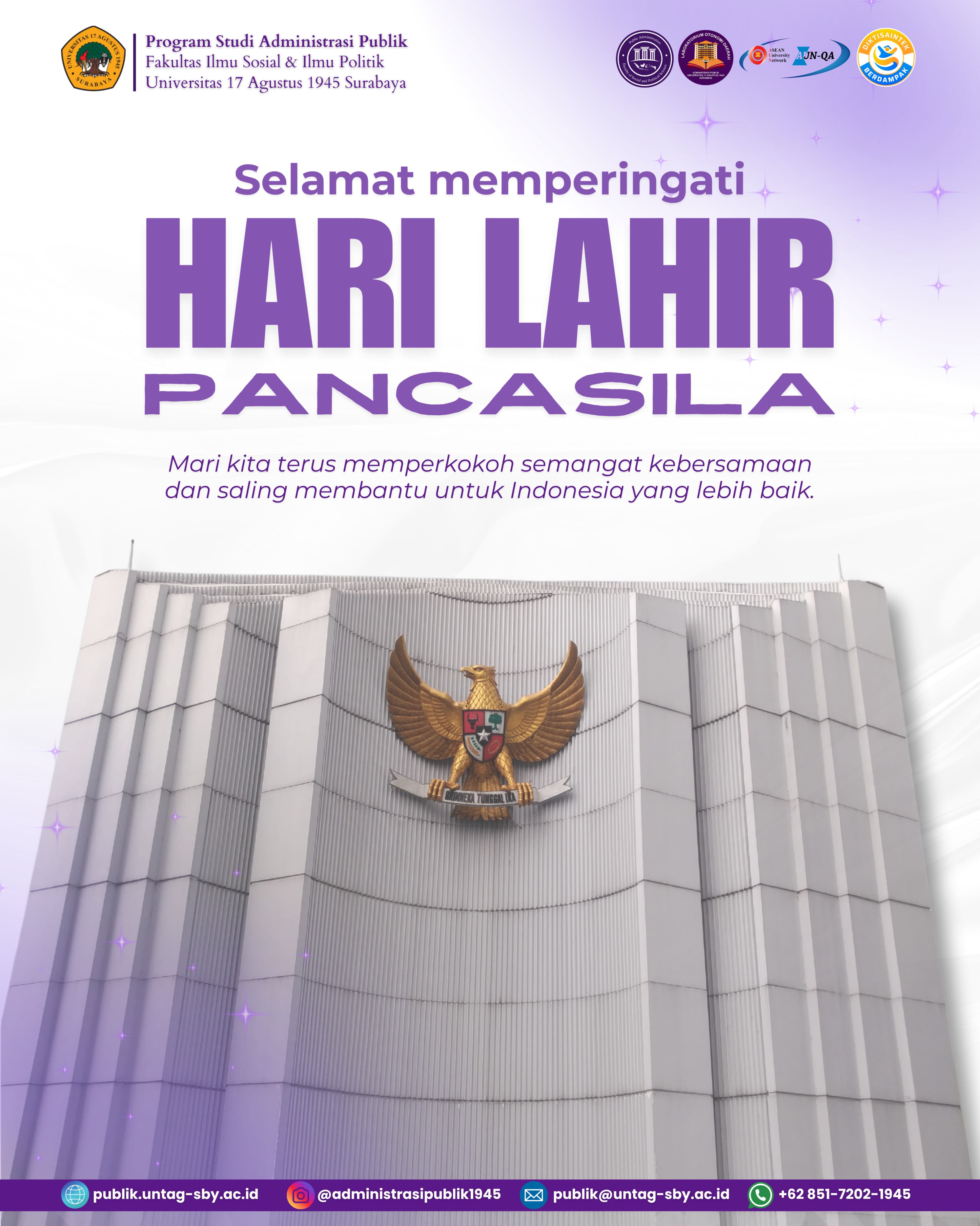Selamat Memperingati Hari Lahir Pancasila