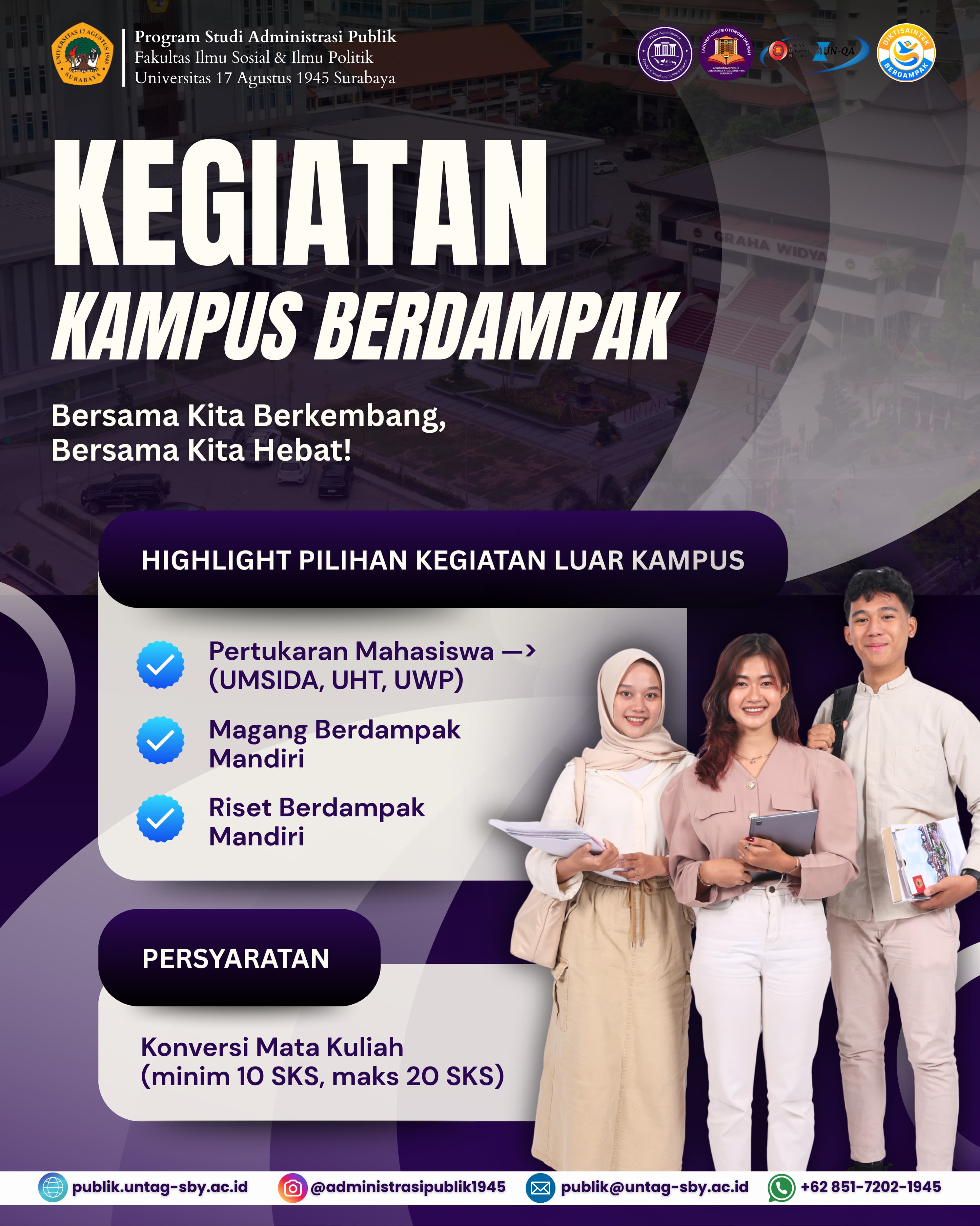 Ayo Berpartisipasi Dalam Kampus Berdampak