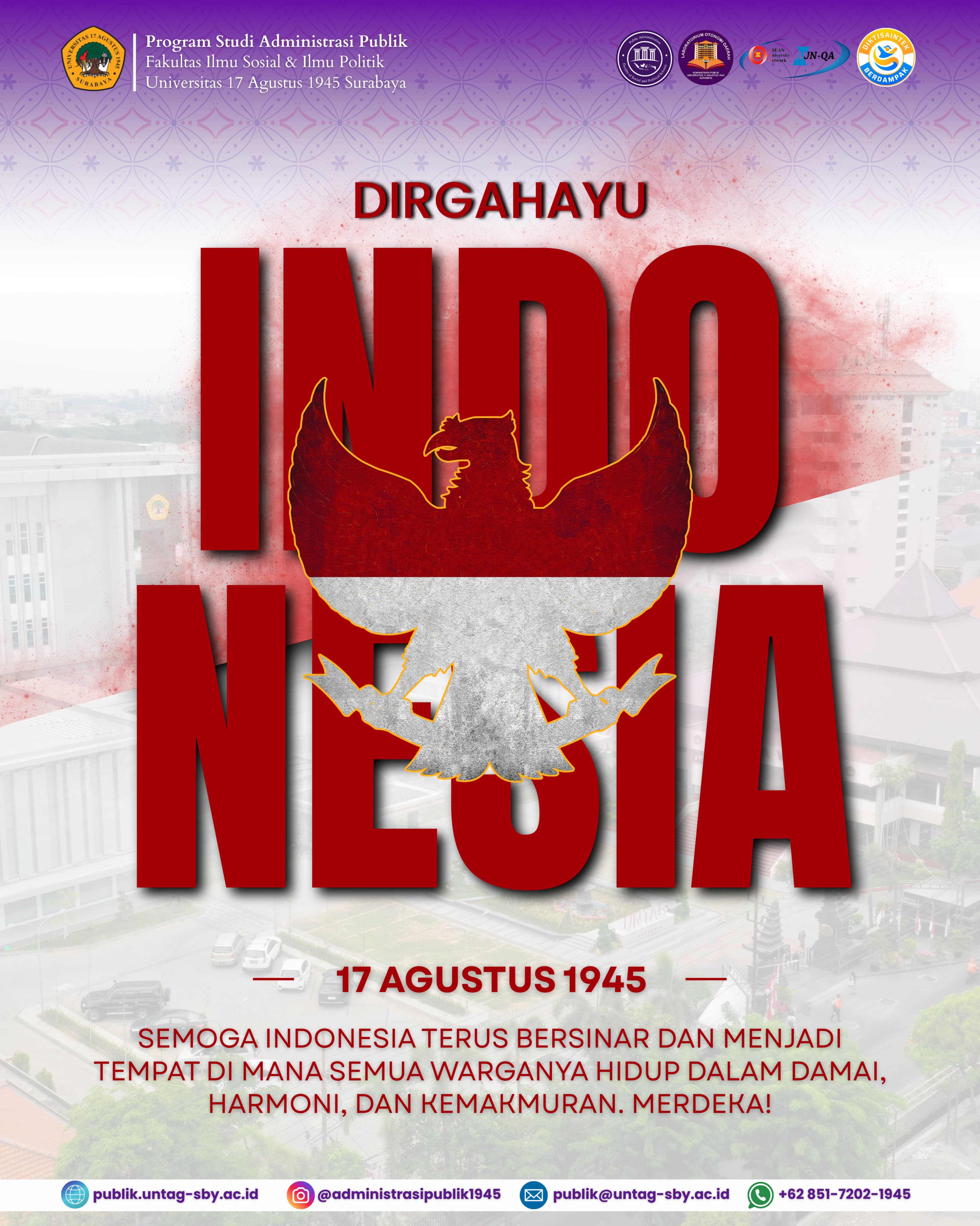 Selamat Hari Kemerdekaan Republik Indonesia