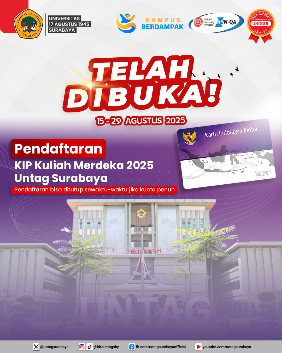 Pendaftaran KIP Tahun 2025