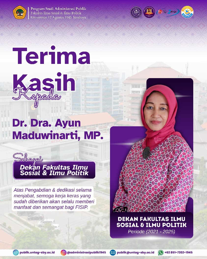 Terimakasih Atas Dedikasi Selaku Dekan FISIP Periode 2021-2025