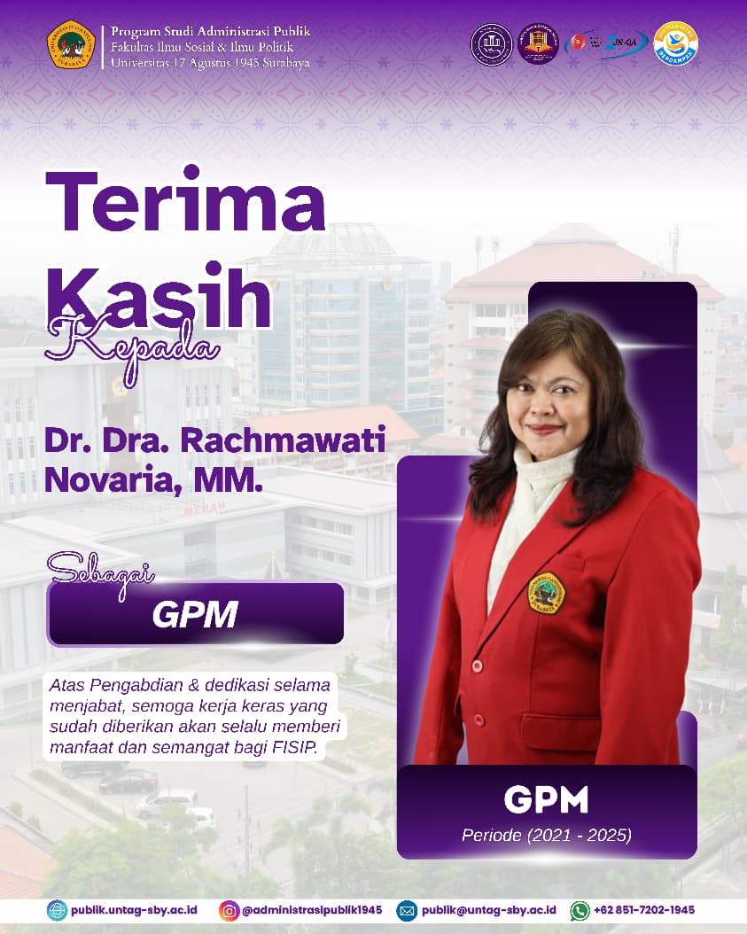 Terimakasih Atas Dedikasi Selaku GPM FISIP Periode 2021-2025